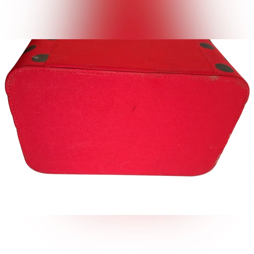 Marc Jacobs Red Cosmetic Bag with Black Polka Dots